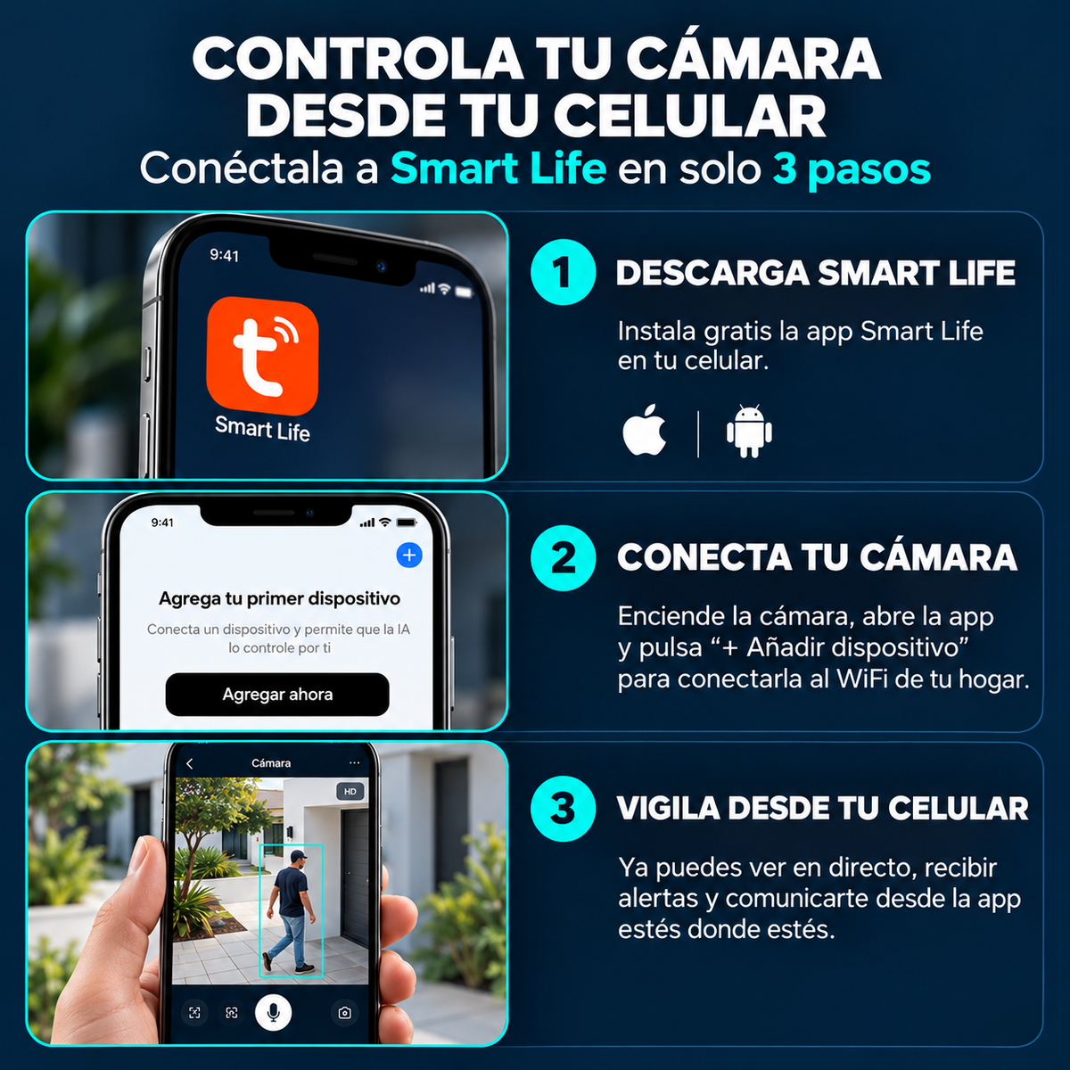 Cámara de Seguridad - Protege tu Hogar Y Familia