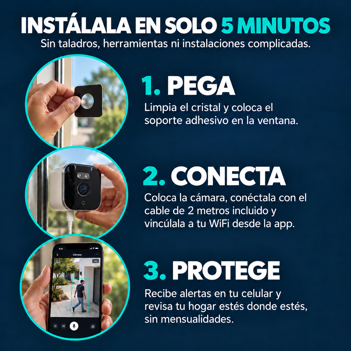 Cámara de Seguridad - Protege tu Hogar Y Familia
